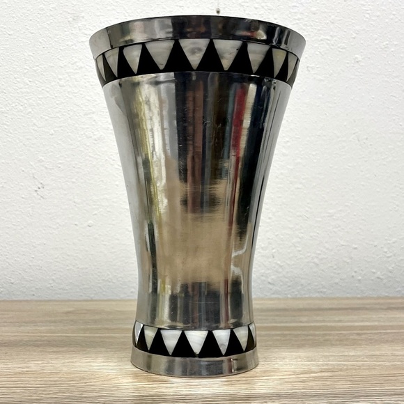 Towle Other - Towle Silversmiths Midnight Pearl Trumpet Vase